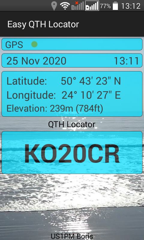 Easy QTH Locator app