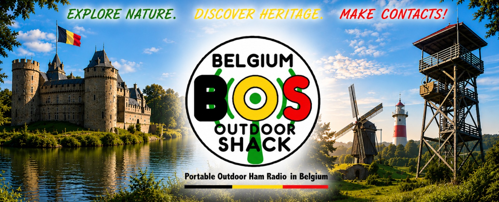BOS! Belgium Outdoor Shack - Explore Nature, Discover Heritage, Make Contacts