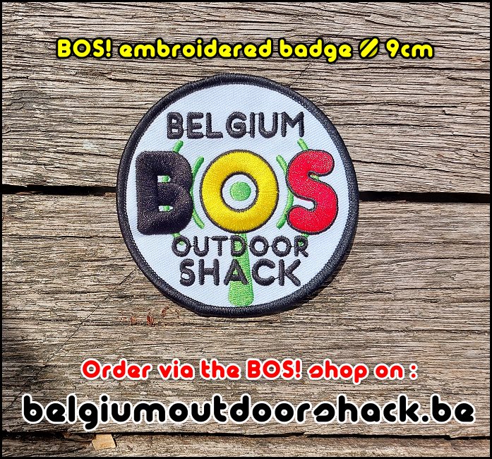 BOS! embroidered badge